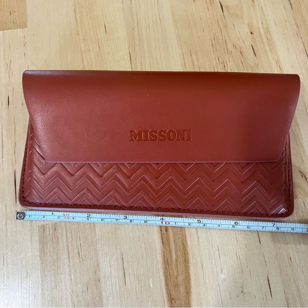Missoni Brown‎ Leather Glasses Case - Picture 7 of 7